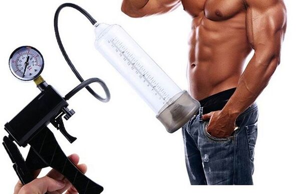 Vacuum pump will help increase penis size temporarily